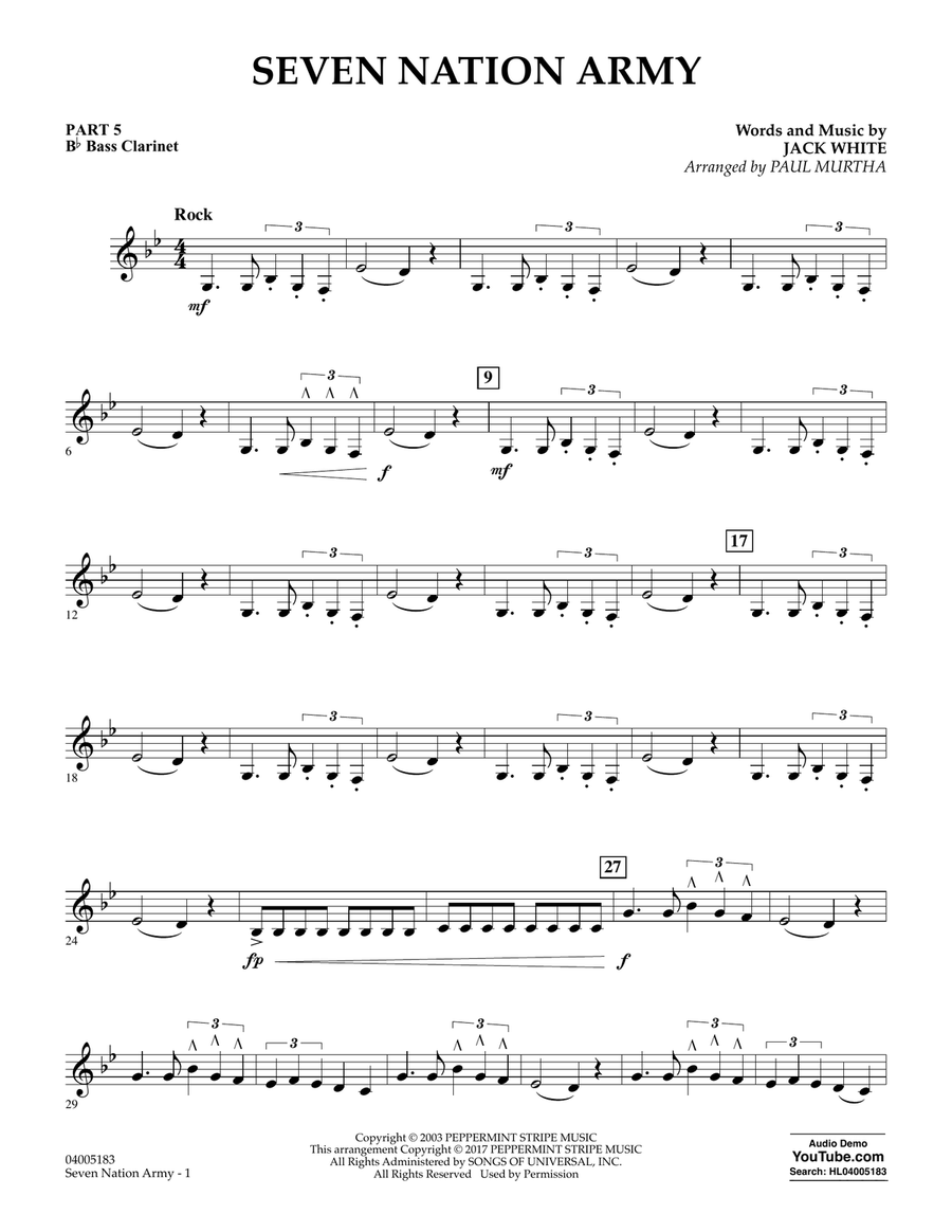 Bass clarinet music outlet
