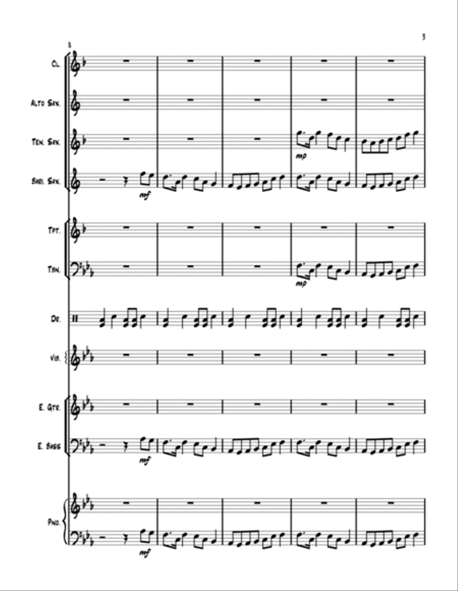 Night Groove Jazz Ensemble scores gallery preview page 4
