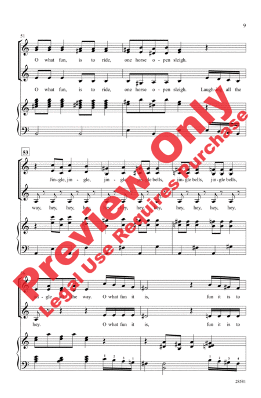 Nutcracker Jingles Women's Choir scores gallery preview page 8