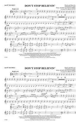 Don't Stop Believin': 2nd B-flat Trumpet
