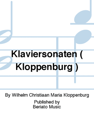 Book cover for Klaviersonaten ( Kloppenburg )