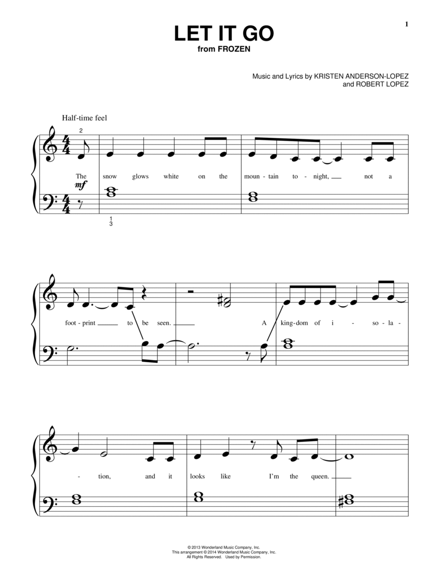Idina menzel let it go piano letters new arrivals