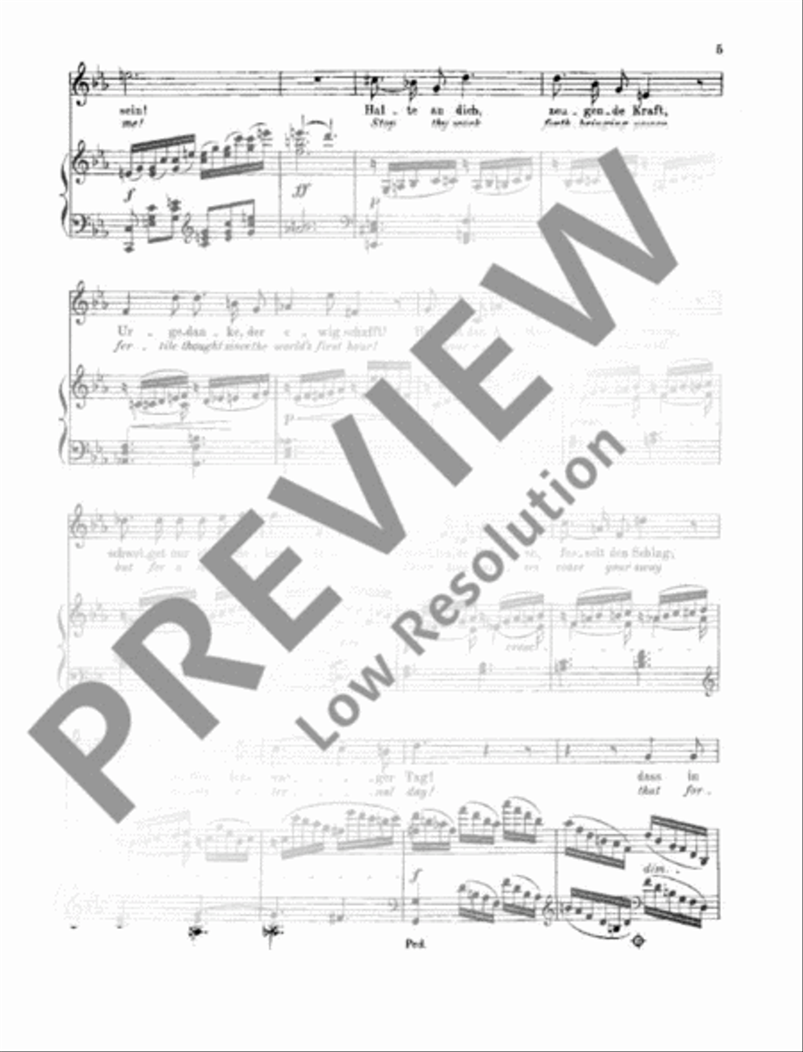 Wesendonck-Lieder Piano scores gallery preview page 8