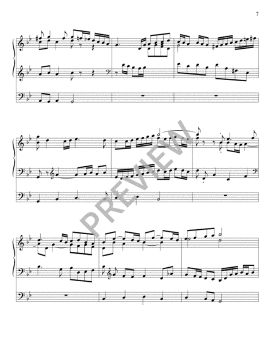 Ten Seasonal Hymn Tune Preludes for the Church Year Organ scores gallery preview page 8