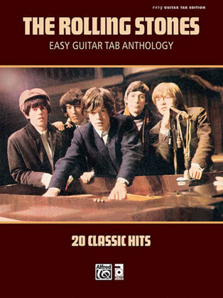 Book cover for The Rolling Stones -- Easy Guitar TAB Anthology