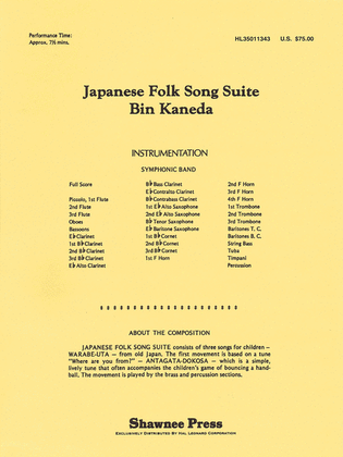 Japanese Folk Song Suite