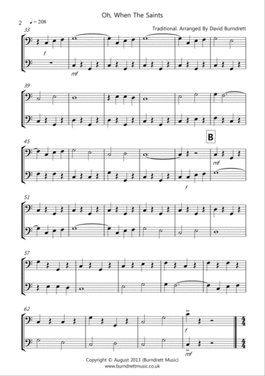 8 Duets for Trombone Trombone Duet scores gallery preview page 2