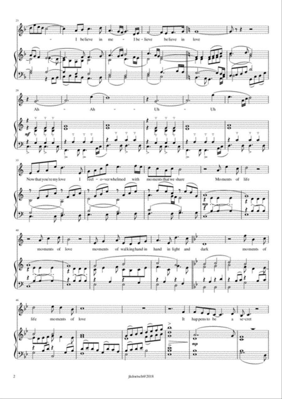 I WISHED ON A FALLING STAR Voice scores gallery preview page 2