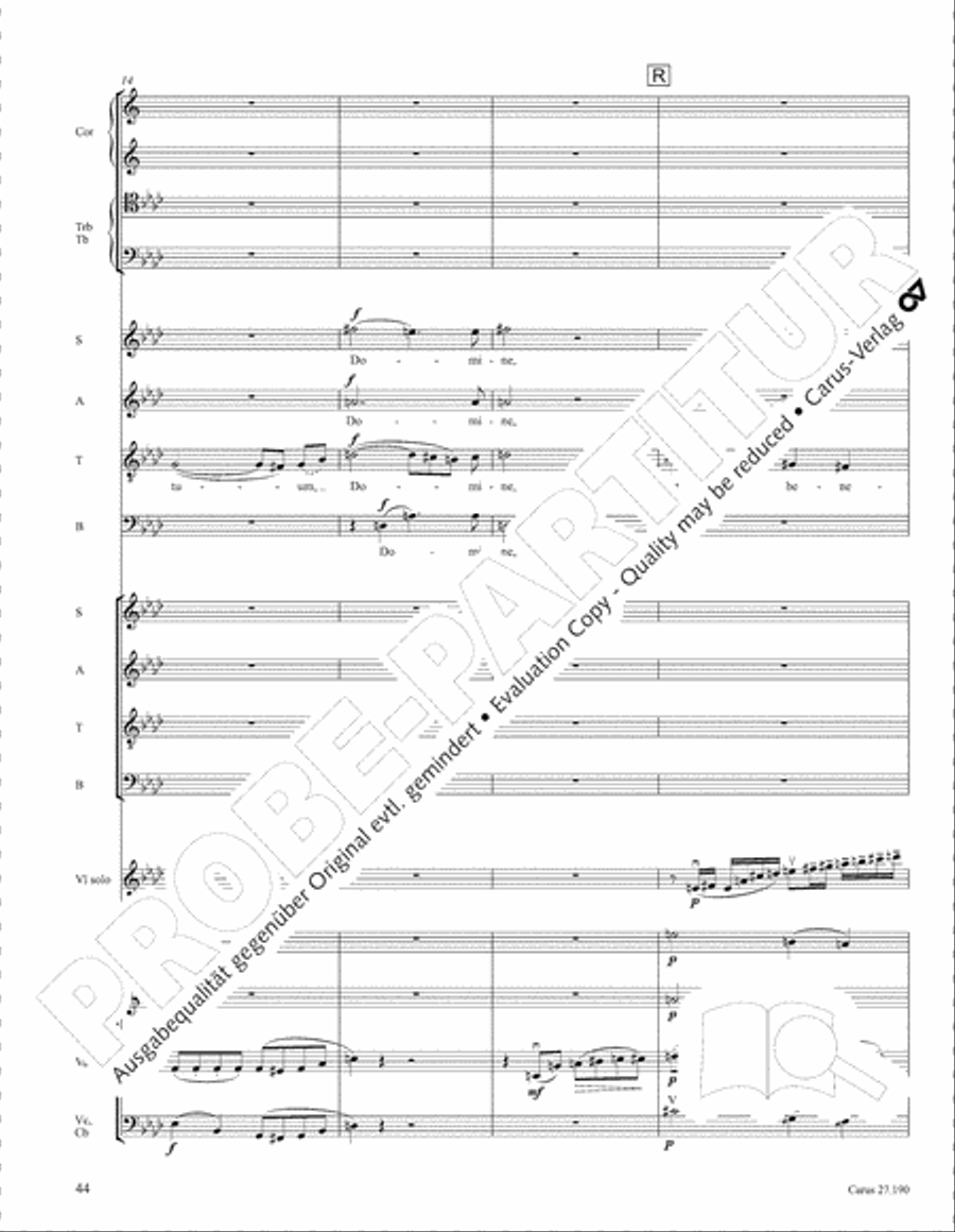 Te Deum 4-Part scores gallery preview page 51