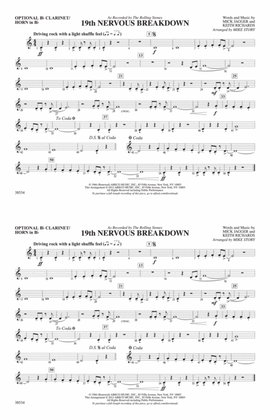 19th Nervous Breakdown: Optional Bb Clarinet/Horn in Bb