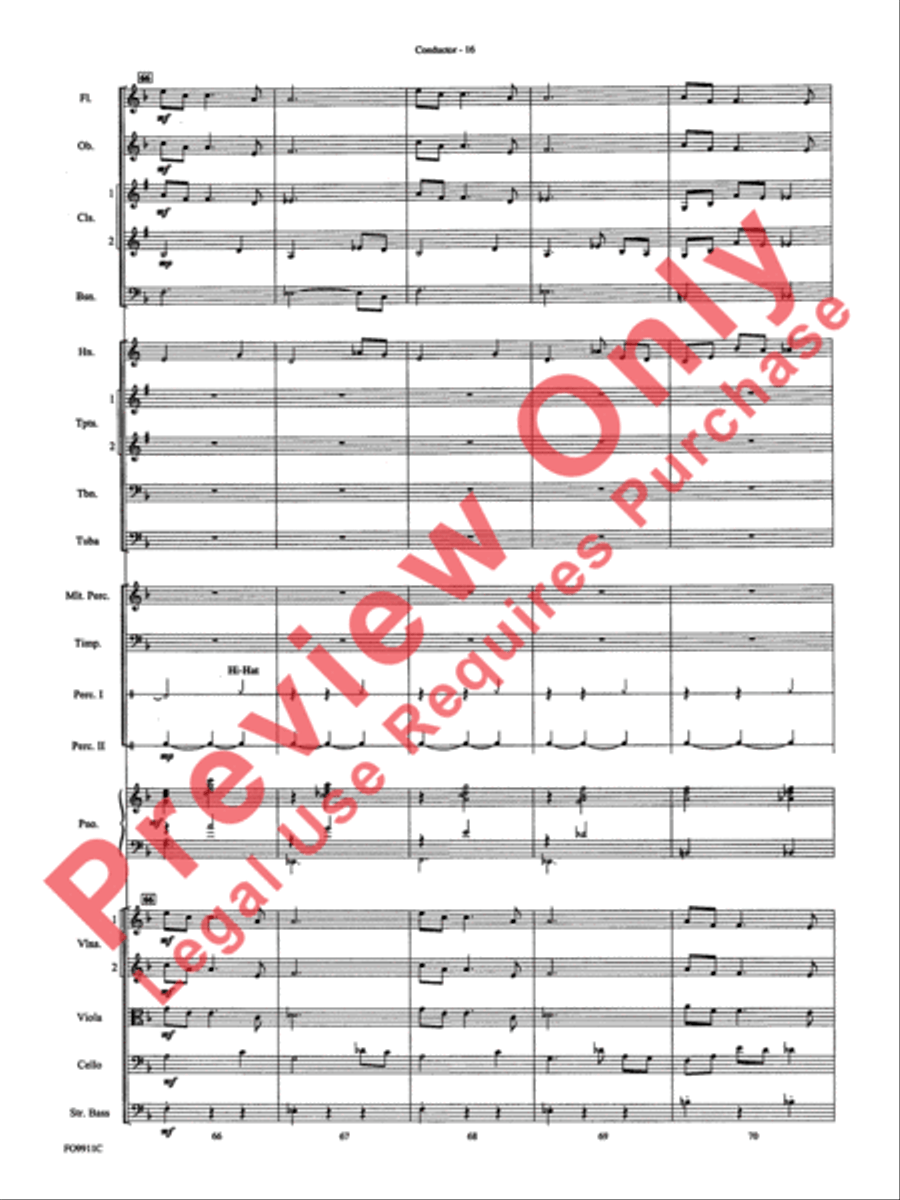 A Charlie Brown Christmas Full Orchestra scores gallery preview page 19