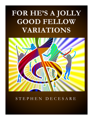 Book cover for For He's A Jolly Good Fellow Variations