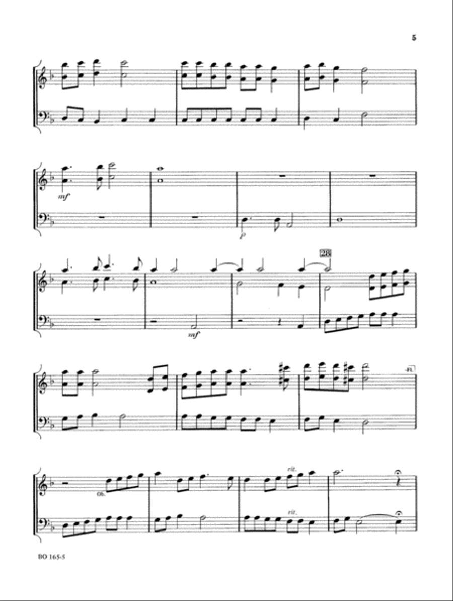 Christmas Folio for Four-Plus Woodwinds - Flute/Oboe Woodwind Ensemble scores gallery preview page 3