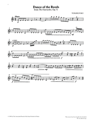 Dance of the Reeds from Graded Music for Tuned Percussion, Book II