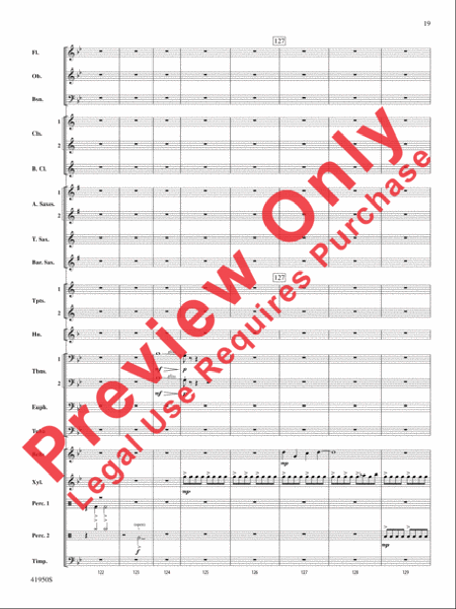 Mechanism Concert Band scores gallery preview page 20