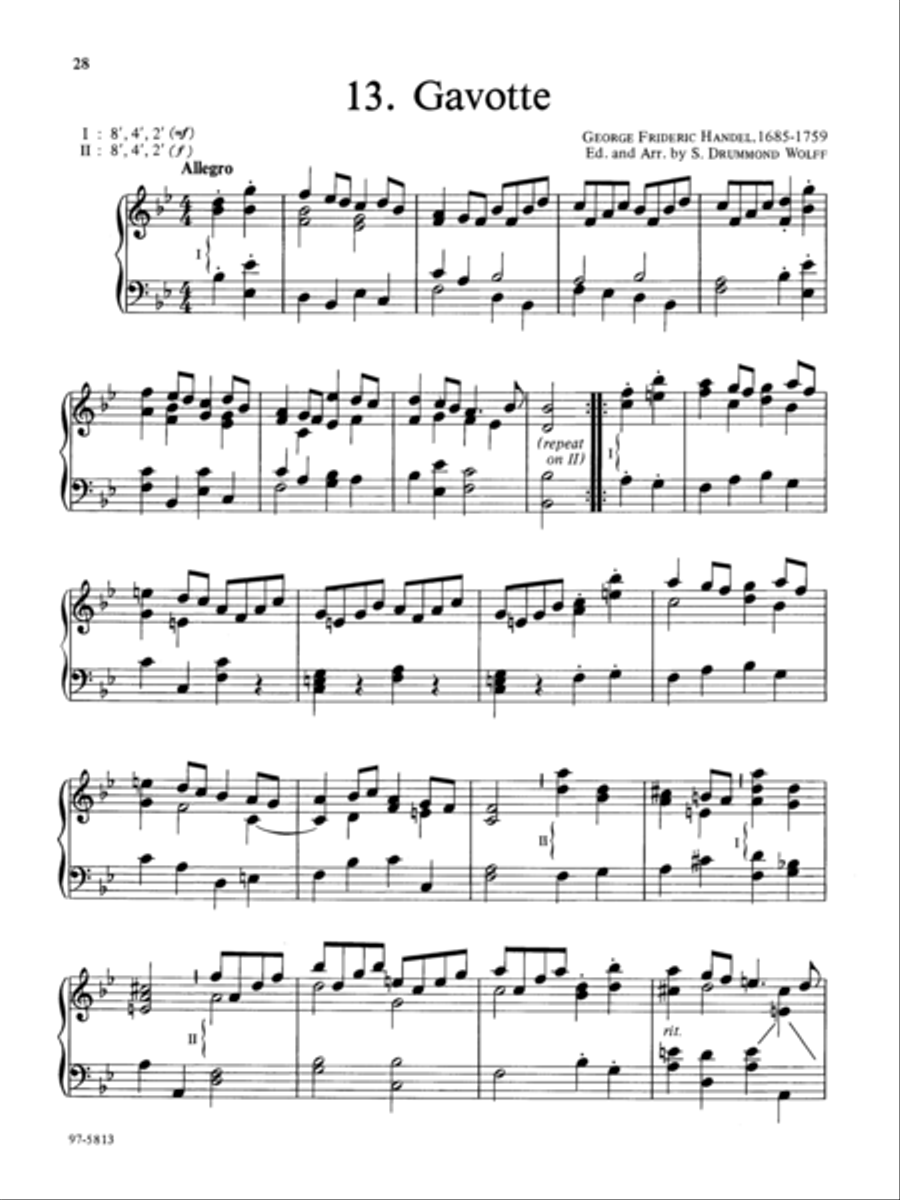 Baroque Music for Manuals, Vol. III Organ scores gallery preview page 13