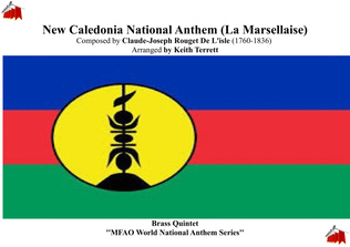 New Caledonia National Anthem for Brass Quintet