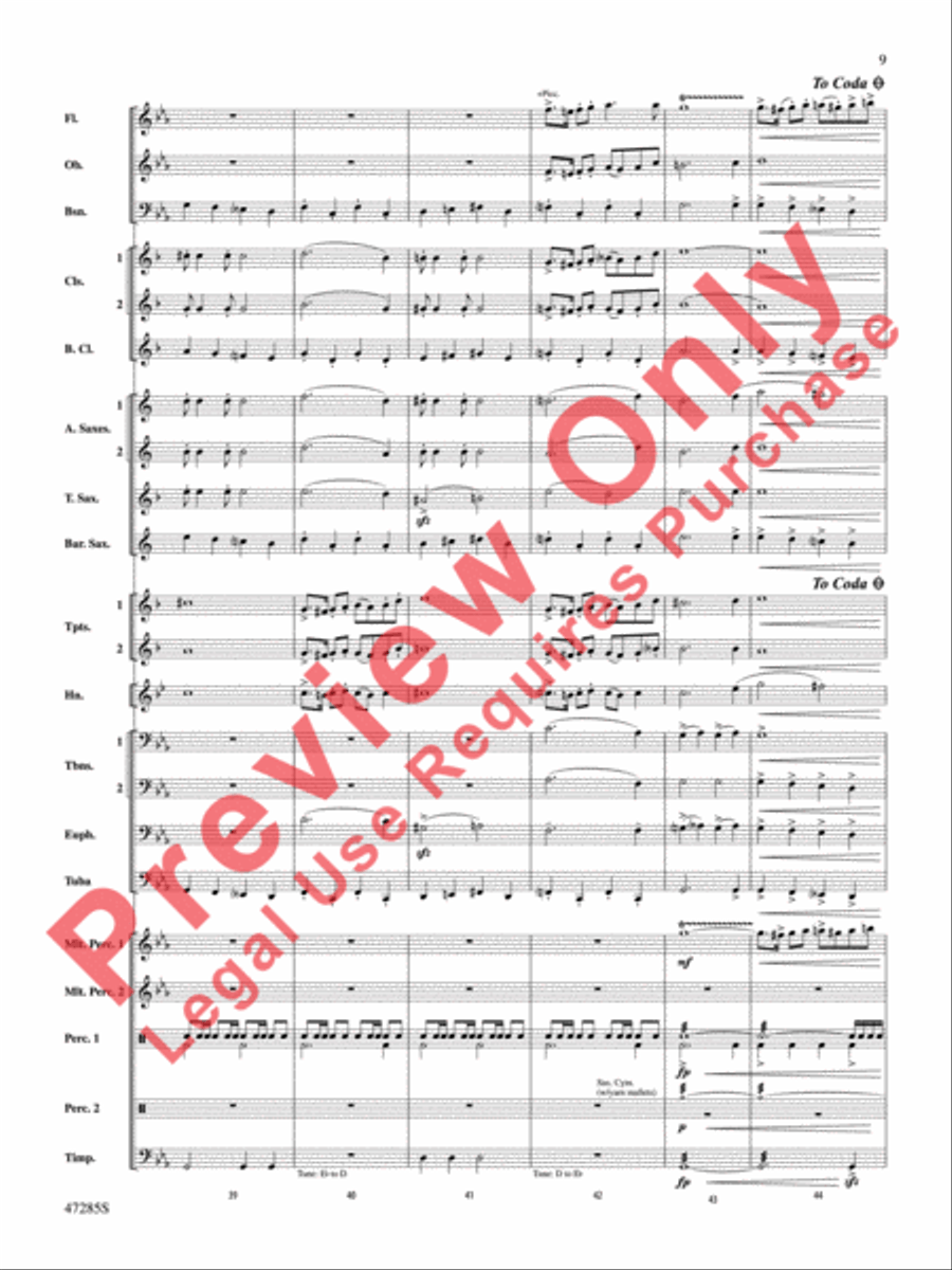 Extraordinary Machines of Clockwork and Steam Concert Band scores gallery preview page 10