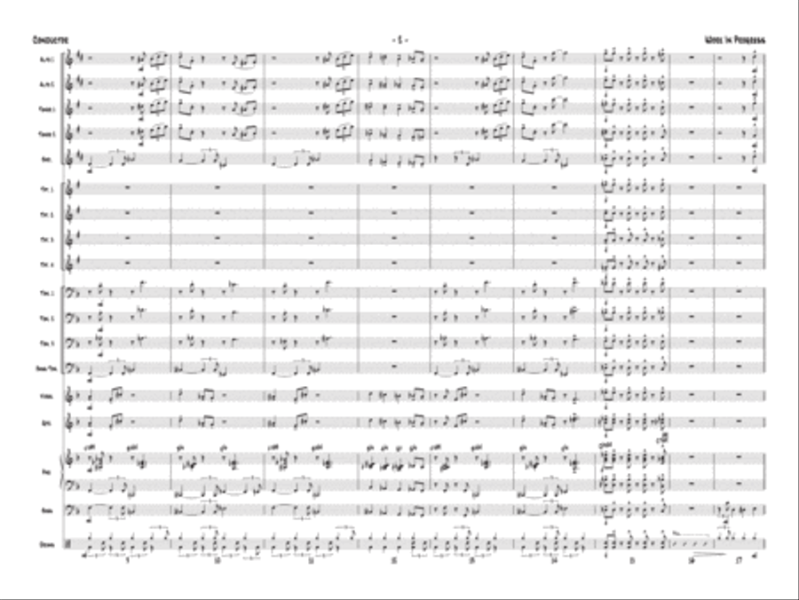 Work in Progress Jazz Ensemble scores gallery preview page 23