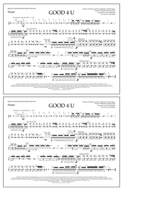 Book cover for good 4 u (arr. Jay Dawson) - Snare