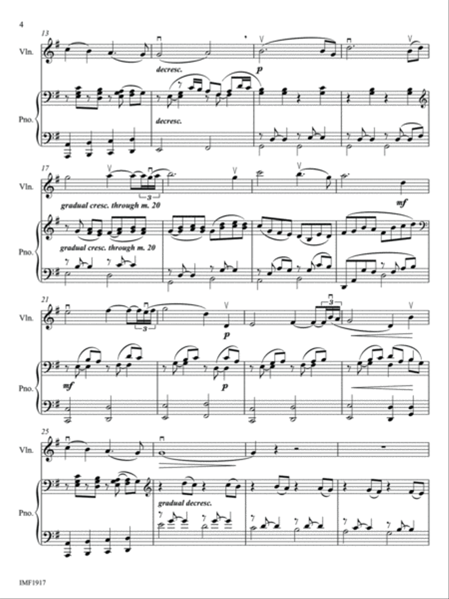 Prayer Violin Solo scores gallery preview page 4
