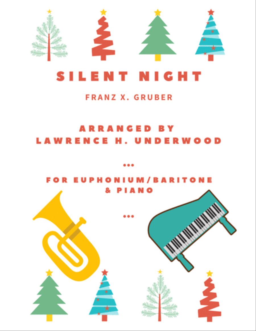 Silent Night for Euphonium or Baritone Baritone Horn scores gallery preview page 1