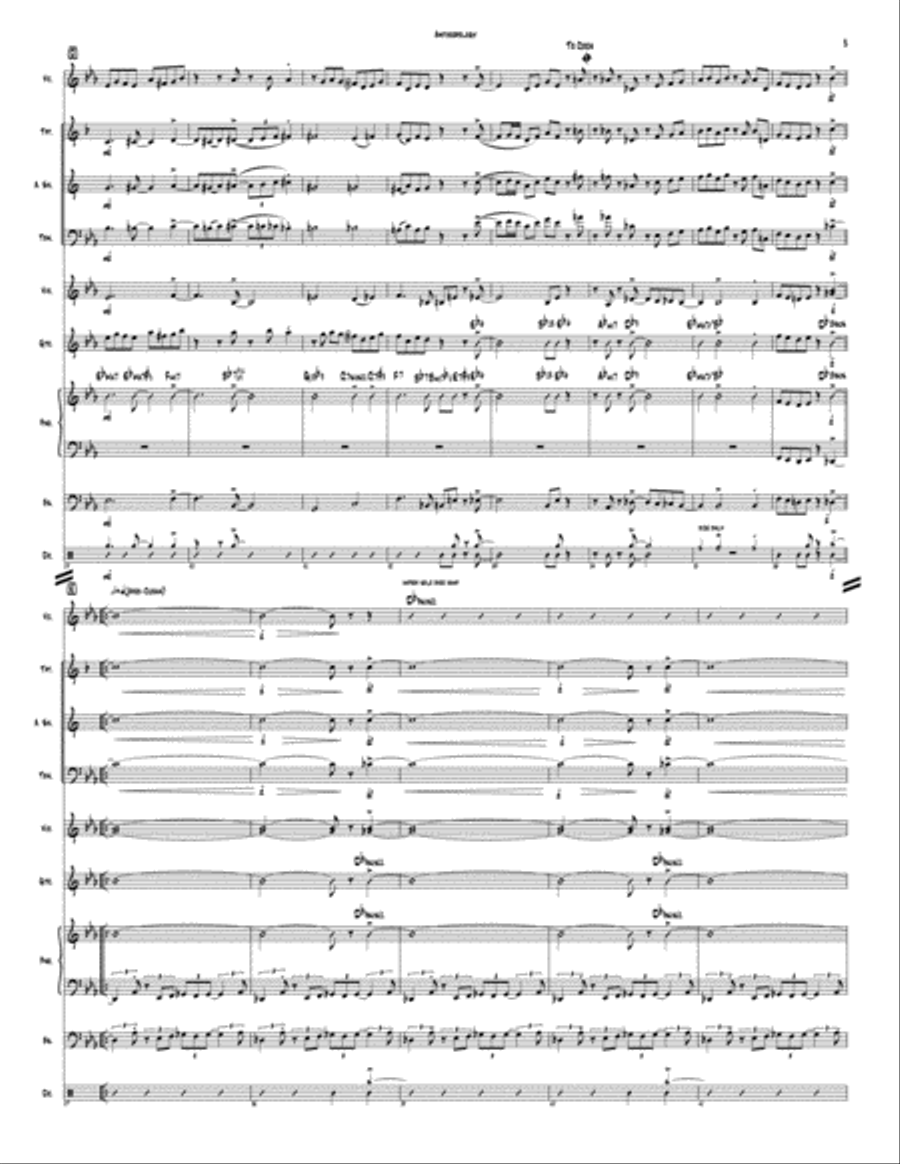 Anthropology Jazz Ensemble scores gallery preview page 3