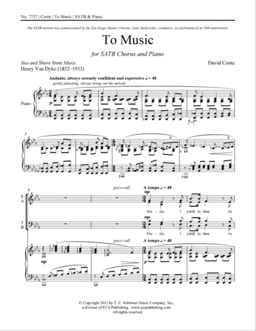 To Music 4-Part scores gallery preview page 2