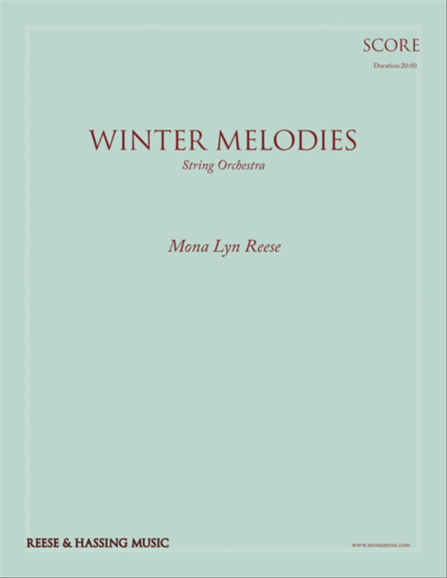 Winter Melodies for String Orchestra String Orchestra scores gallery preview page 1