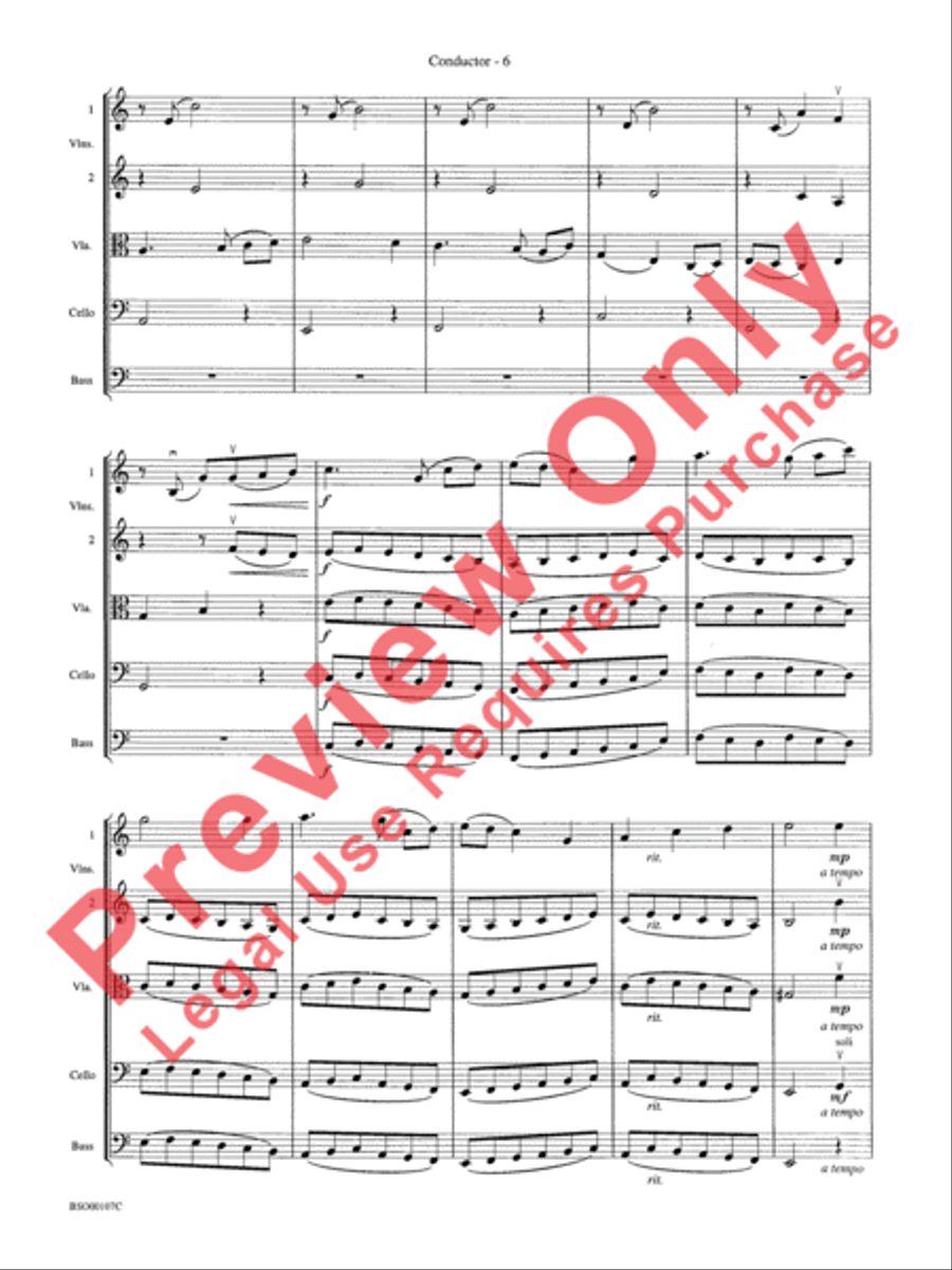 Londonderry Suite String Orchestra scores gallery preview page 8