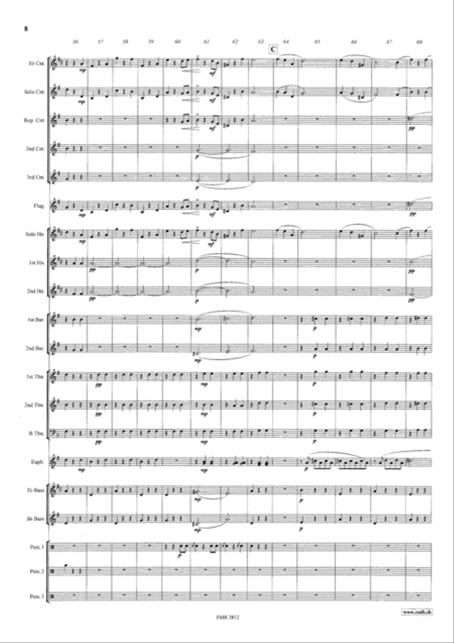Rosen aus dem Suden Brass Band scores gallery preview page 9