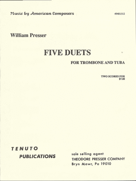 Five Duets for Trombone and Tuba