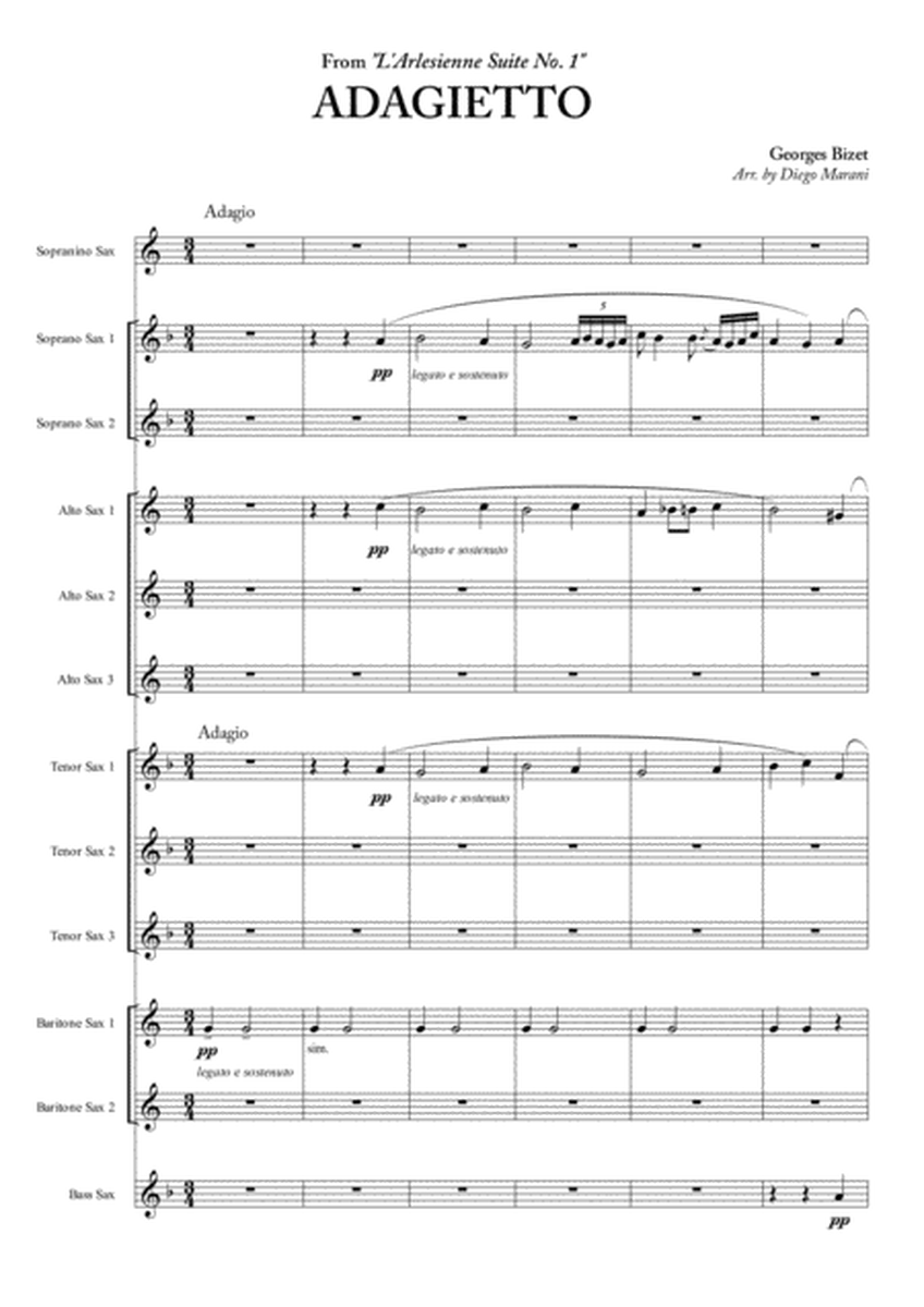 "L'Arlesienne Suite No. 1" for Saxophone Ensemble - Part Two image number null
