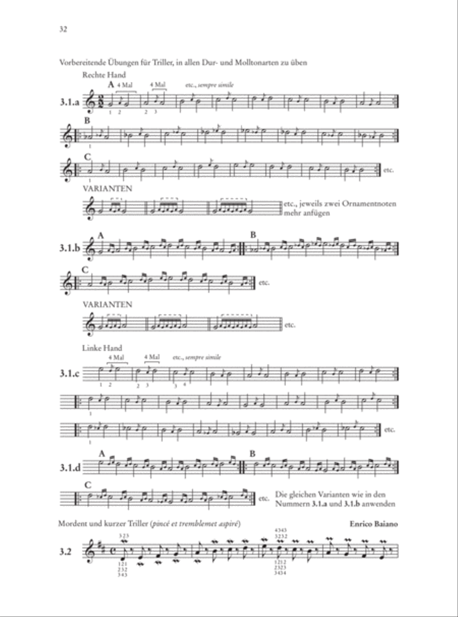 Cembalo spielen. Eine praktische Anleitung für Pianisten, Organisten und Cembalisten Harpsichord scores gallery preview page 3