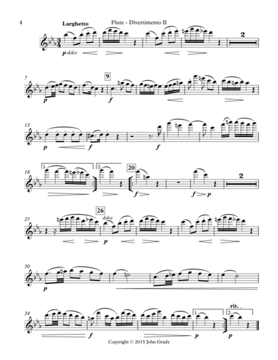 Divertimento #2 for Woodwind Quintet, K. 439