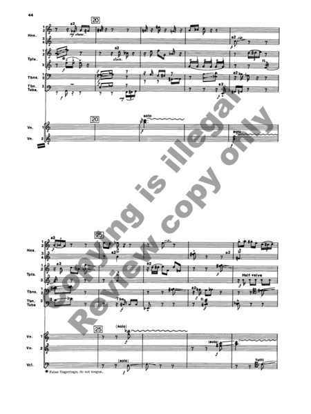 Symphony of Overtures (Score)