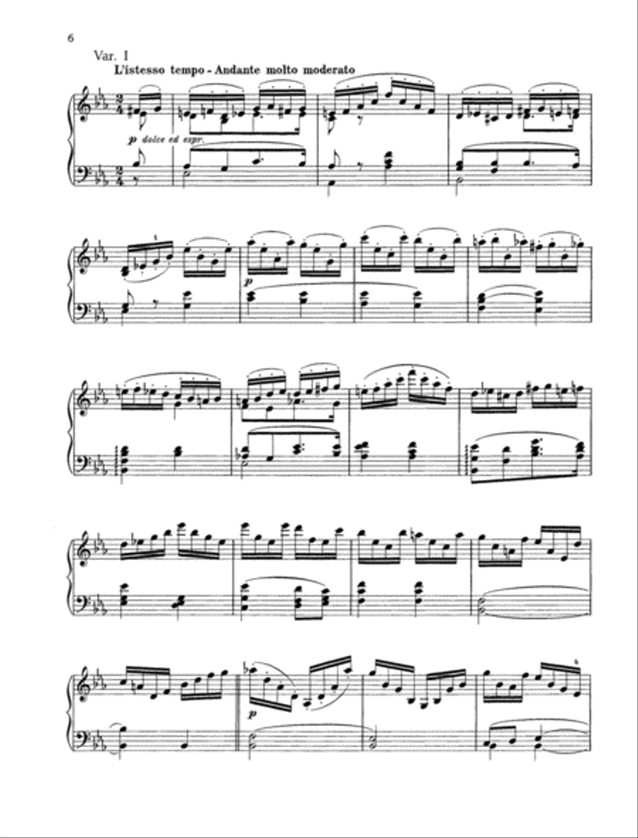 Variations on a theme by Robert Schumann, Op. 23 Piano Solo scores gallery preview page 2
