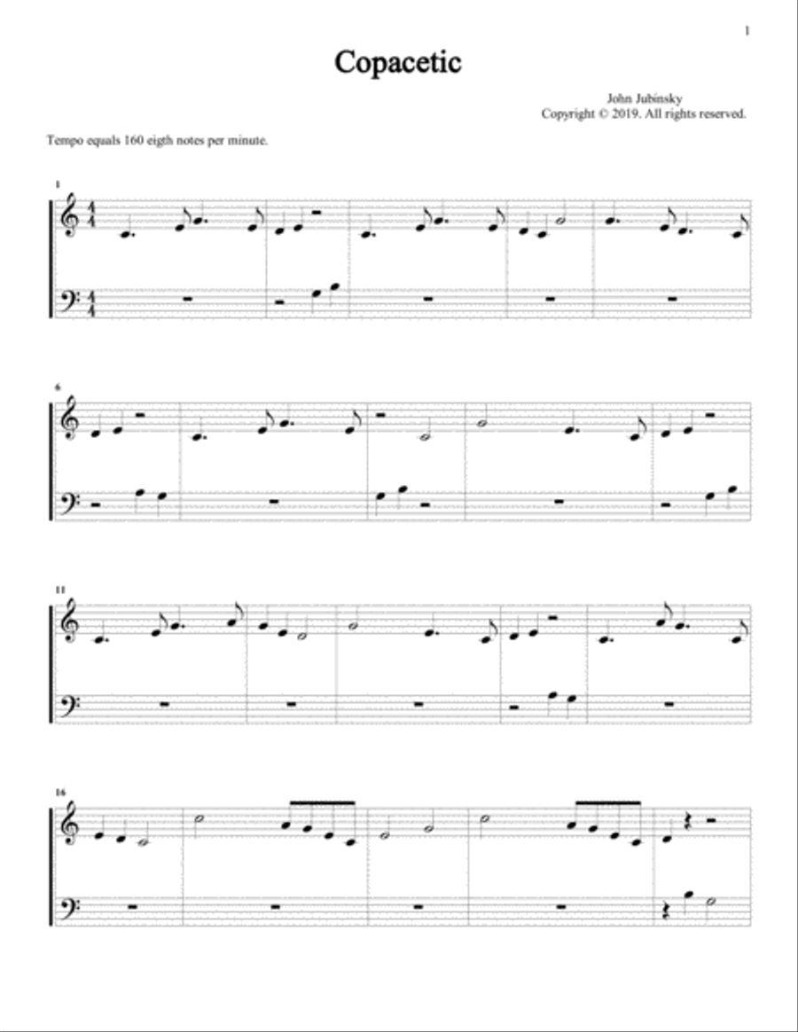 Copacetic Small Ensemble scores gallery preview page 1