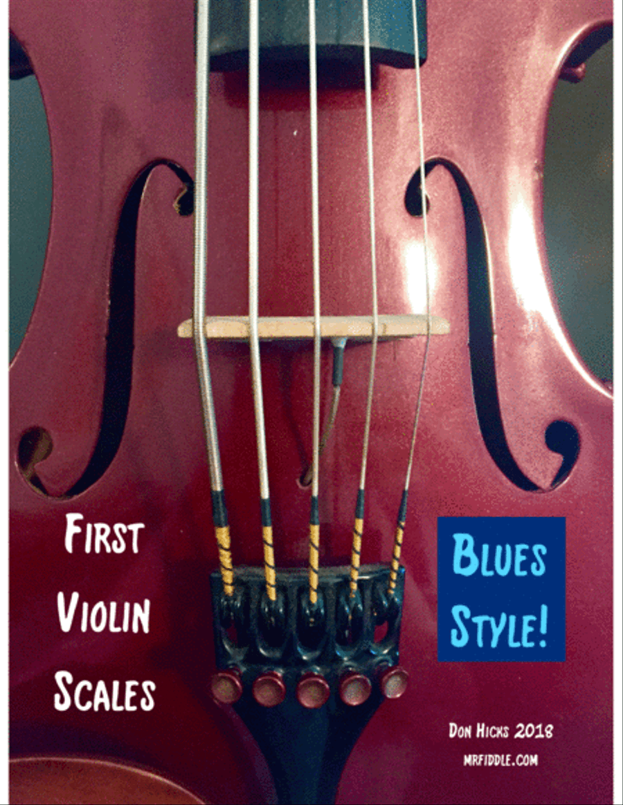 First Violin Scales - Blues Style Violin Solo scores gallery preview page 1
