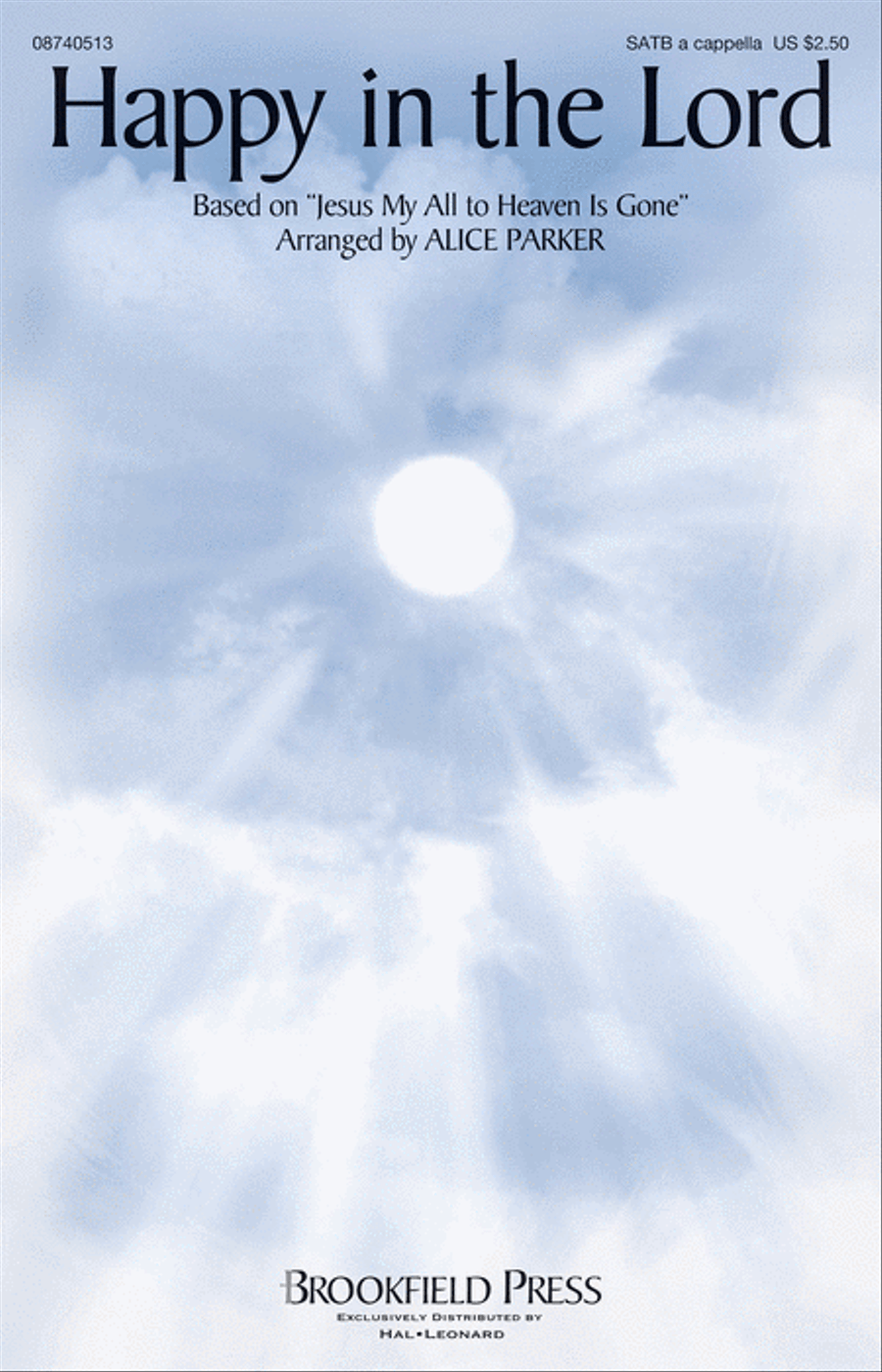 Happy in the Lord 4-Part scores gallery preview page 1