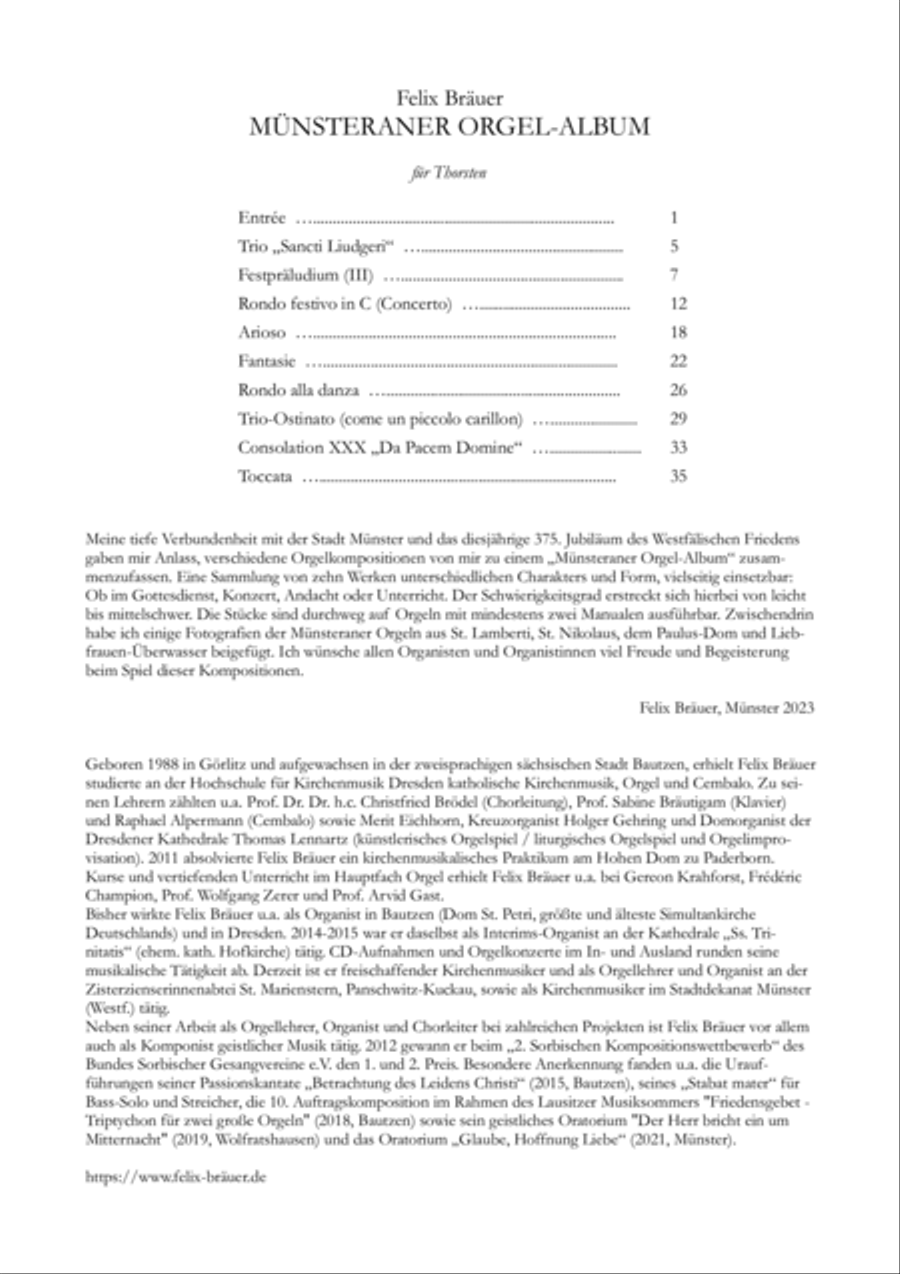 Münsteraner Orgel-Album Organ Solo scores gallery preview page 3