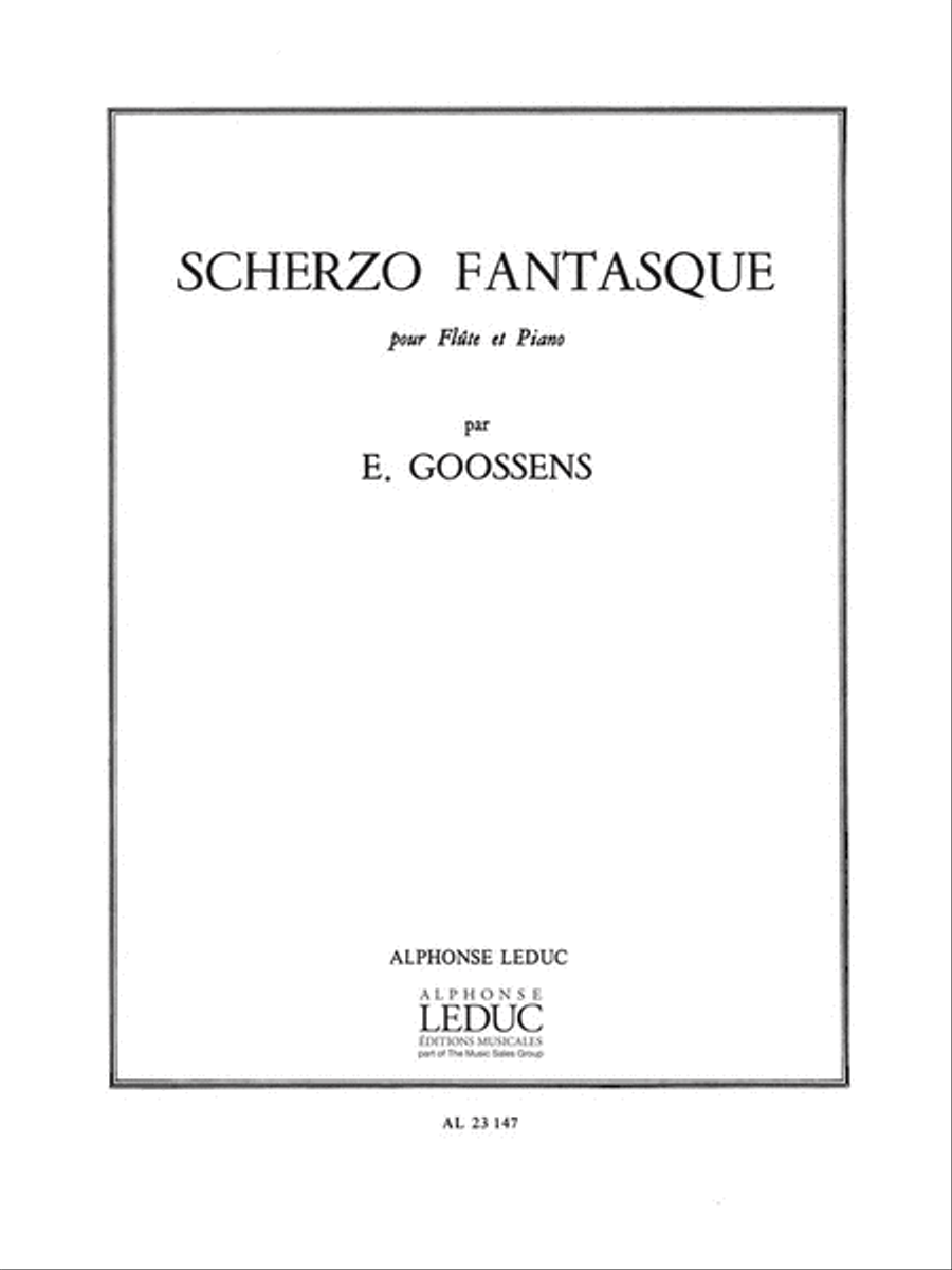 Scherzo Fantastique (flute & Piano) Flute Solo scores gallery preview page 1