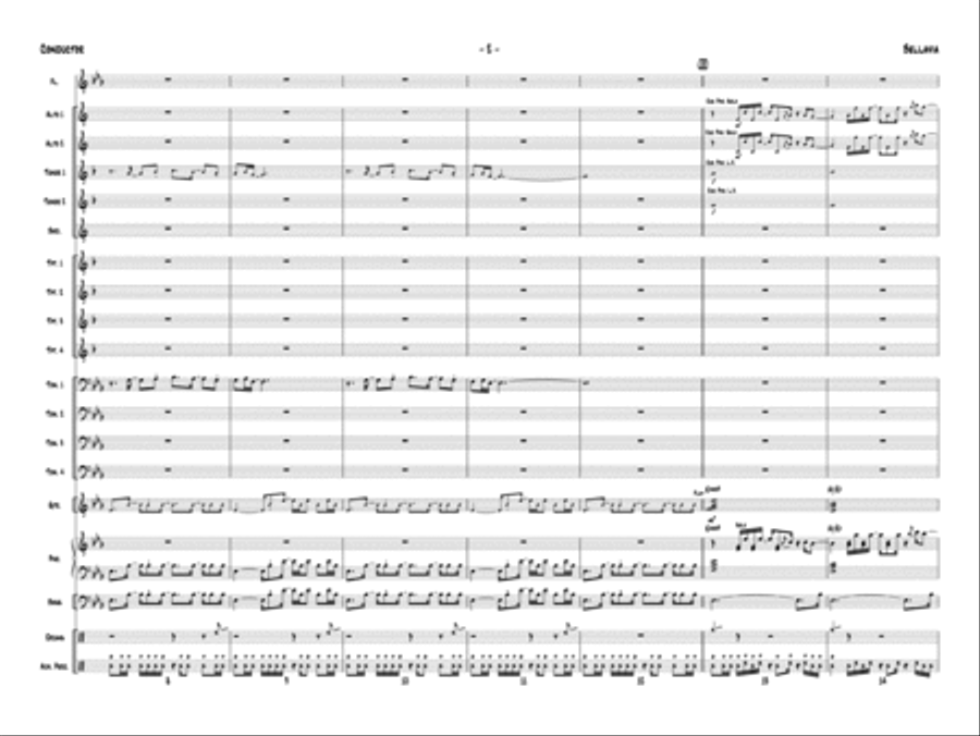Bellavia Bellavia Jazz Ensemble scores gallery preview page 19