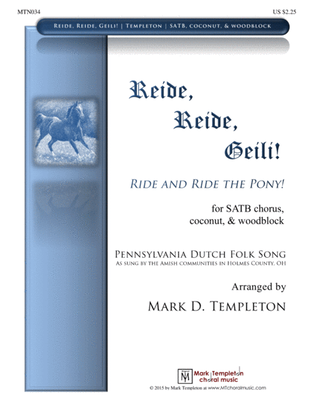 Book cover for Reide, Reide, Geili!