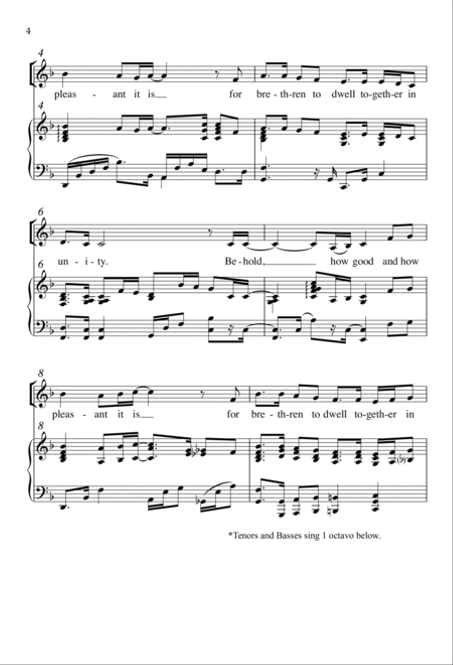 Unity 4-Part scores gallery preview page 3