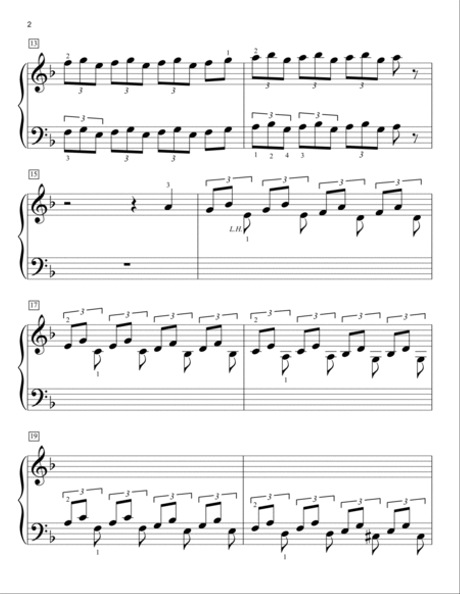 Toccata And Fugue In D Minor (arr. Phillip Keveren) Easy Piano scores gallery preview page 2