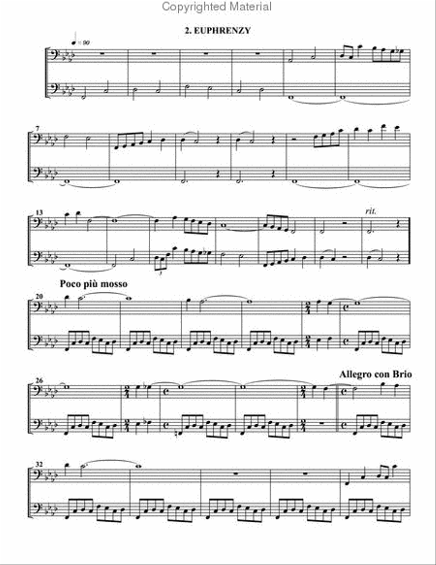 Euphantasies Brass Duet scores gallery preview page 4