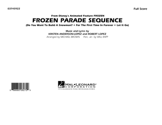 Book cover for Frozen Parade Sequence - Conductor Score (Full Score)