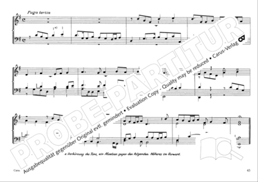 Musikalischer Blumenstrauss Organ Solo scores gallery preview page 46