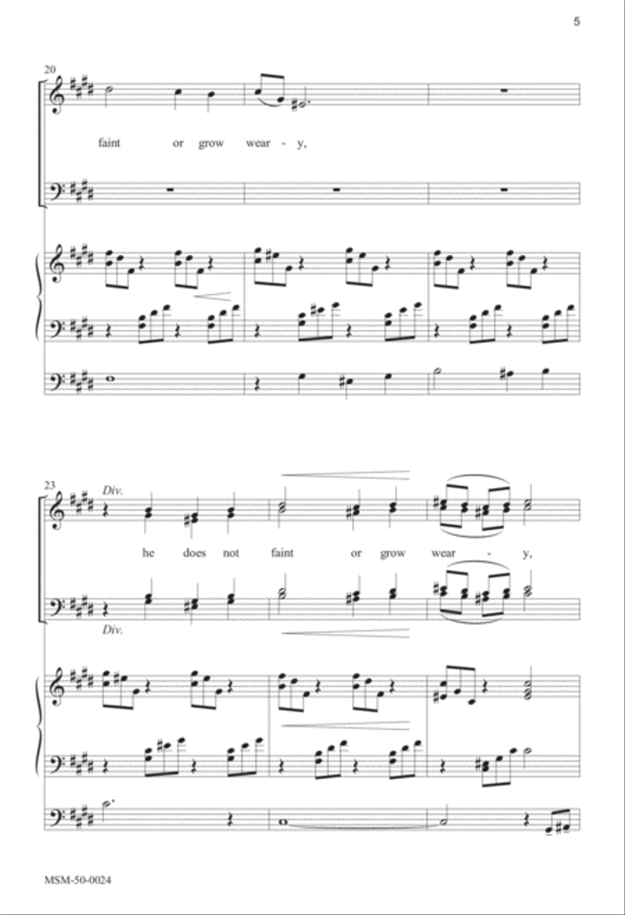 Have You Not Known? 4-Part scores gallery preview page 4